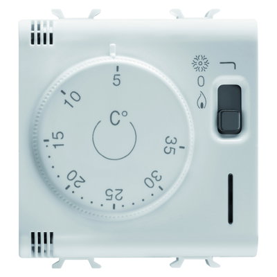 TERMOSTATO - 230Vca 50/60Hz - 2 MÓDULOS - BLANCO SATINADO - CHORUSMART