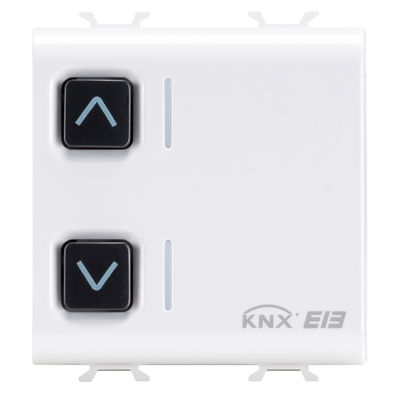 ACTUADOR DE PERSIANAS - 1 CANAL - 6A - KNX - 2 MÓDULOS - BLANCO SATINADO - CHORUSMART