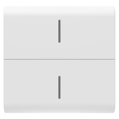 TECLA INTERCAMBIABLE PARA PANEL PULSADOR ECO CONNECTED - 2 MÓDULOS - BLANCO SATINADO - CHORUSMART
