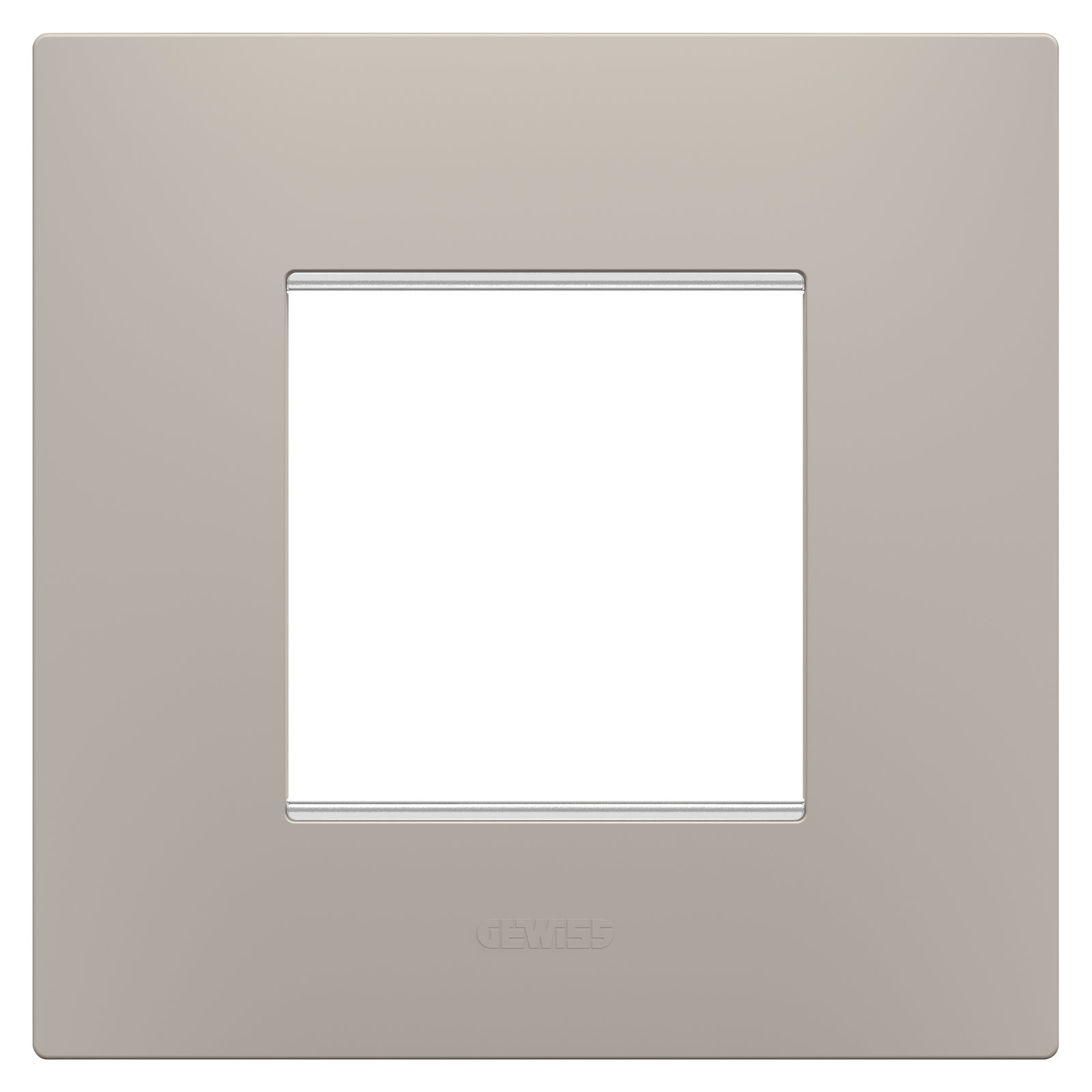 PLACA EGO INTERNATIONAL - EN TECNOPOLÍMERO - 2 MÓDULOS - ARENA OSCURA - CHORUSMART
