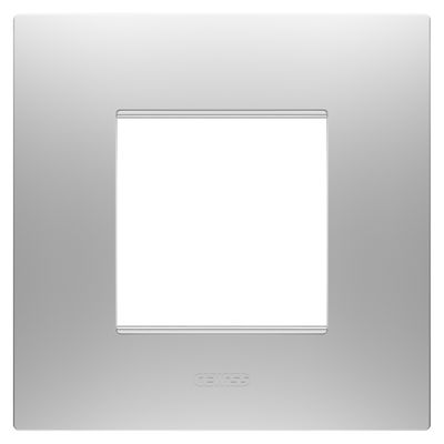 PLACA EGO INTERNATIONAL - EN TECNOPOLÍMERO BARNIZADO - 2 MÓDULOS - GRIS MAGNÉTICO - CHORUSMART