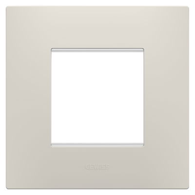 PLACA EGO INTERNATIONAL - EN TECNOPOLÍMERO - 2 MÓDULOS - BEIGE NATURAL - CHORUSMART