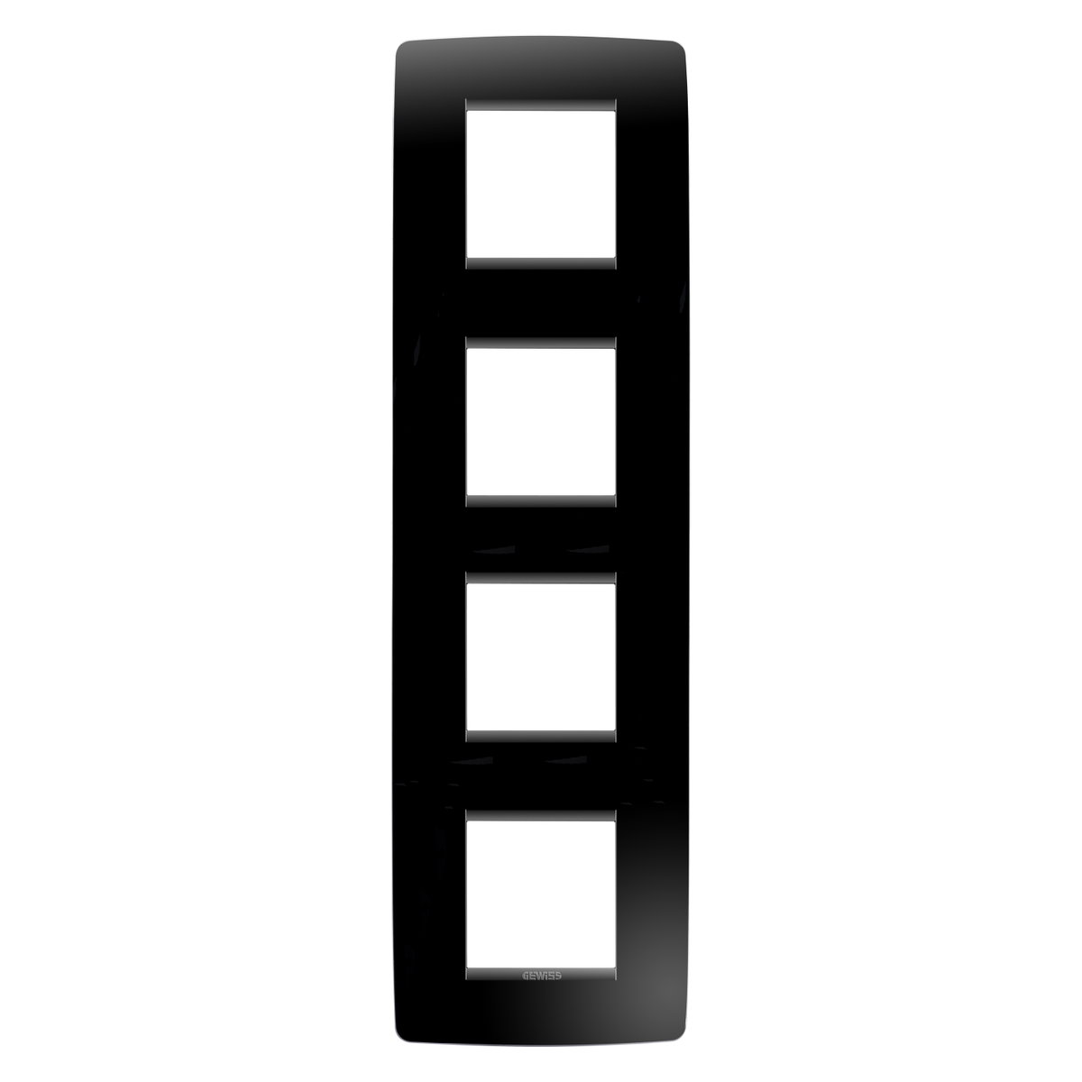 PLACA ONE INTERNATIONAL - TECNOPOLÍMERO - 2+2+2+2 MÓDULOS VERTICAL - NEGRO TÓNER - CHORUSMART