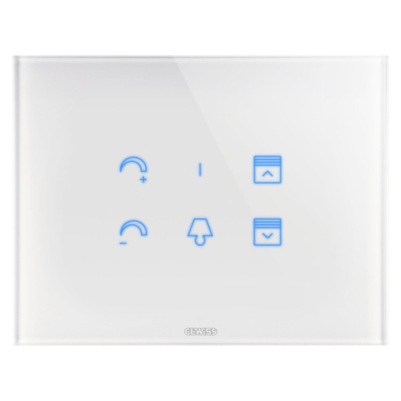 PLACA ICE TOUCH - CRISTAL - CON SÍMBOLOS INTERCAMBIABLES - BLANCO - CHORUSMART