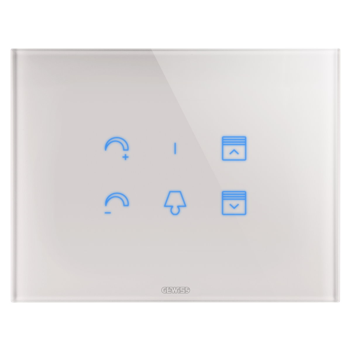 PLACA ICE TOUCH - CRISTAL - CON SÍMBOLOS INTERCAMBIABLES - BEIGE NATURAL - CHORUSMART