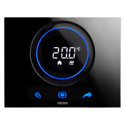 THERMO ICE TERMOSTATO DE SUPERFICIE KNX - NEGRO - CHORUSMART