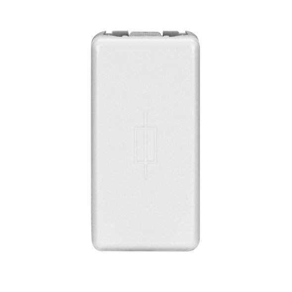 PORTAFUSIBLE - 250V ac - 16A - 1 MÓDULO - SYSTEM WHITE