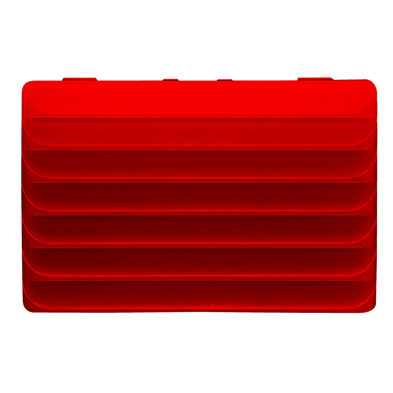 TESTIGO CON DIFUSOR PLANO PARA MARCAR ACCESOS - 12/24V - ROJO - 3 MÓDULOS- SYSTEM BLACK