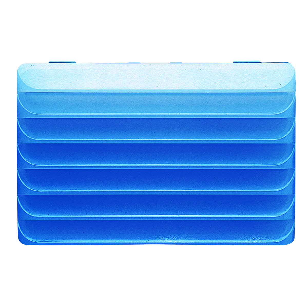 TESTIGO CON DIFUSOR PLANO PARA MARCAR ACCESOS - 12/24V - AZUL - 3 MÓDULOS- SYSTEM BLACK