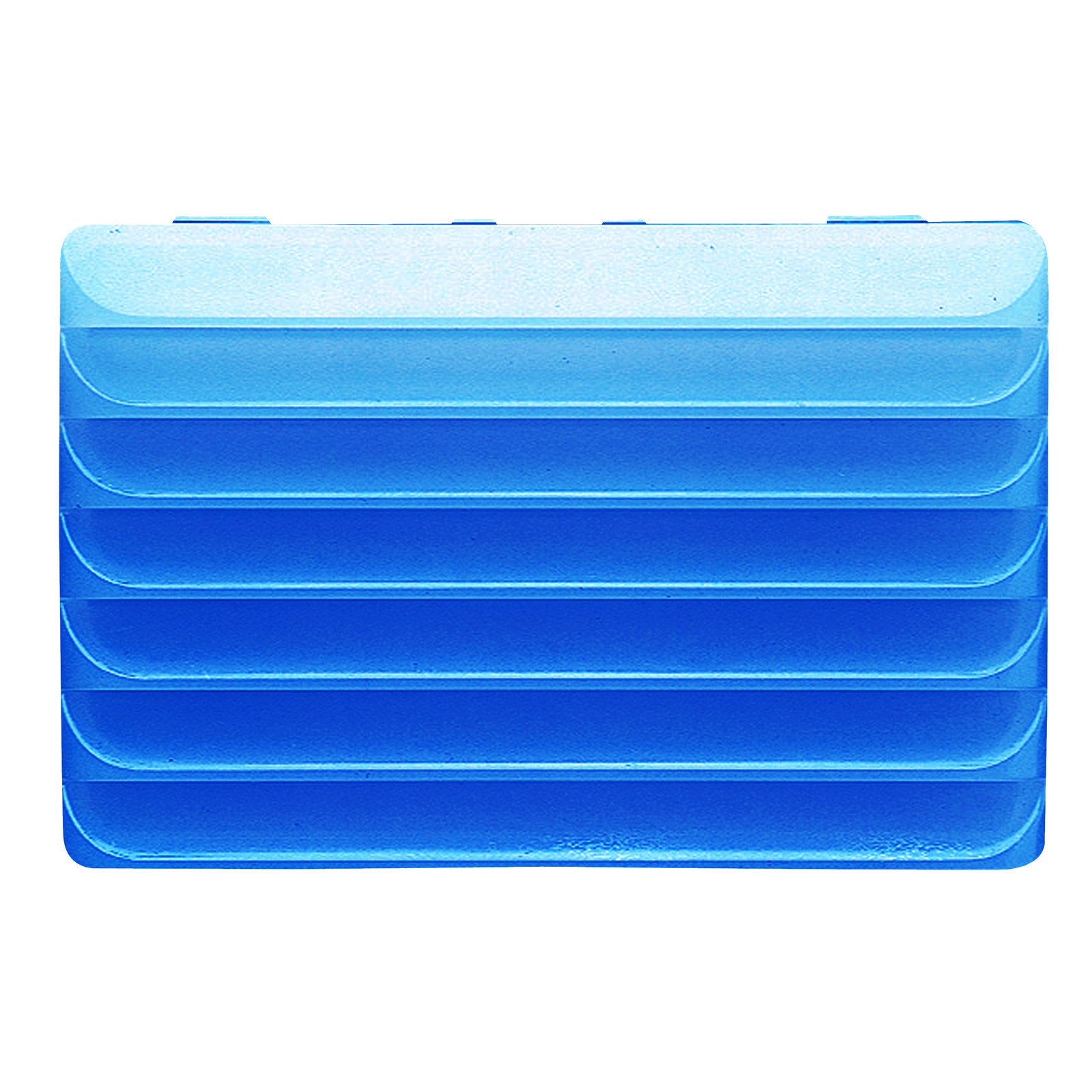TESTIGO CON DIFUSOR PLANO PARA MARCAR ACCESOS - 12/24V - AZUL - 3 MÓDULOS- SYSTEM BLACK