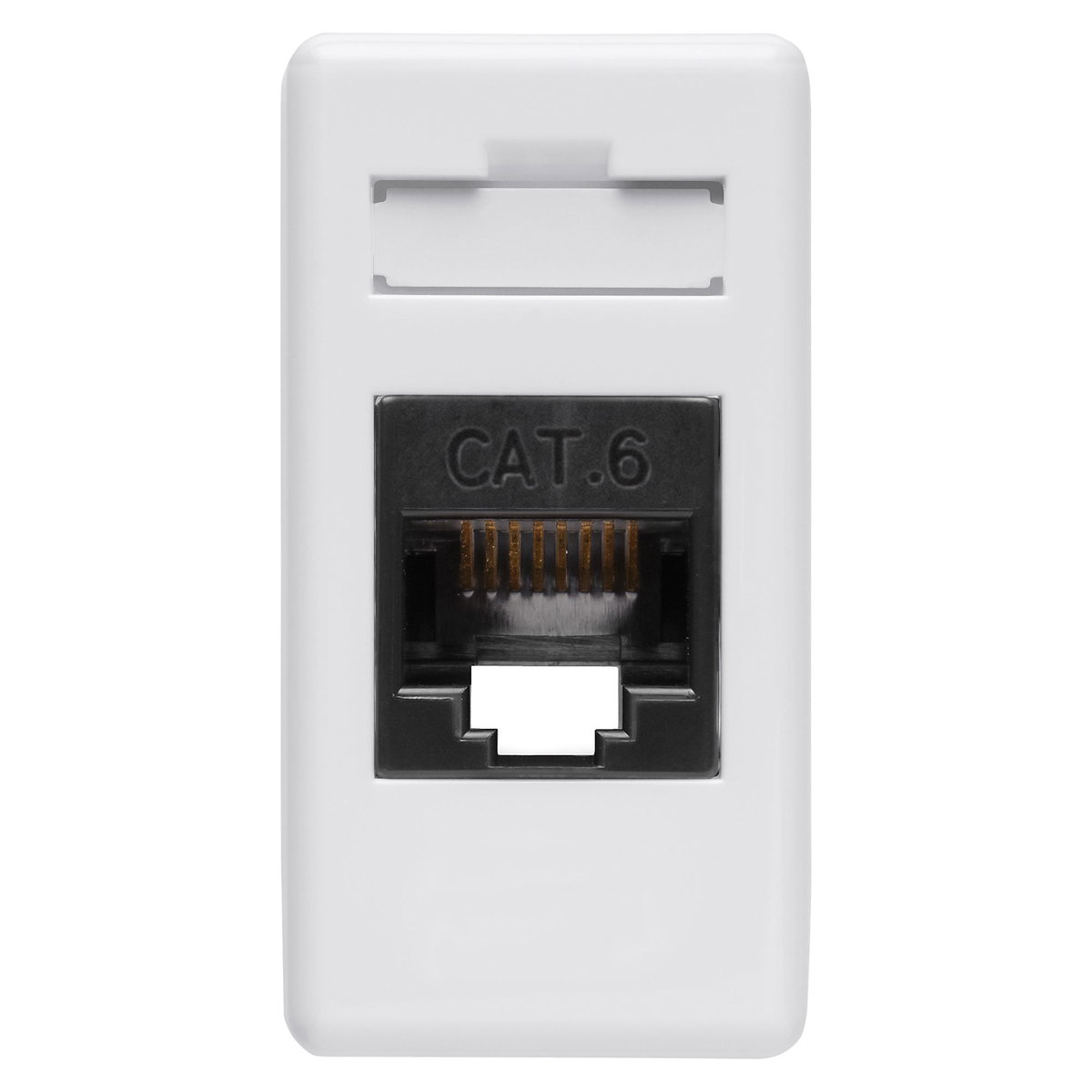 BASE RJ45 - 4 PARES - CATEGORIA 6 - UTP - TOOLLESS - 1 MÓDULO - SYSTEM WHITE