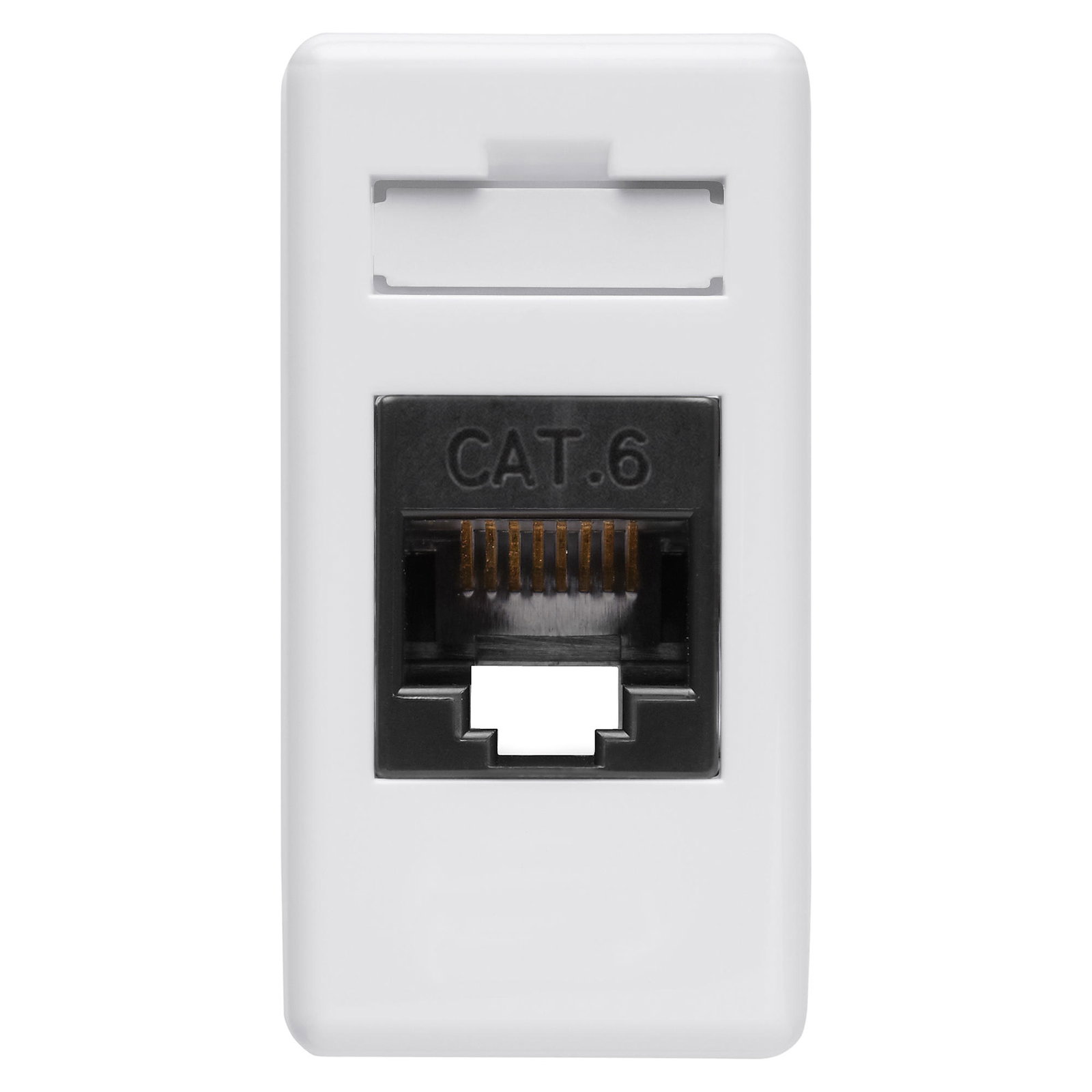 BASE RJ45 - 4 PARES - CATEGORIA 6 - UTP - TOOLLESS - 1 MÓDULO - SYSTEM WHITE