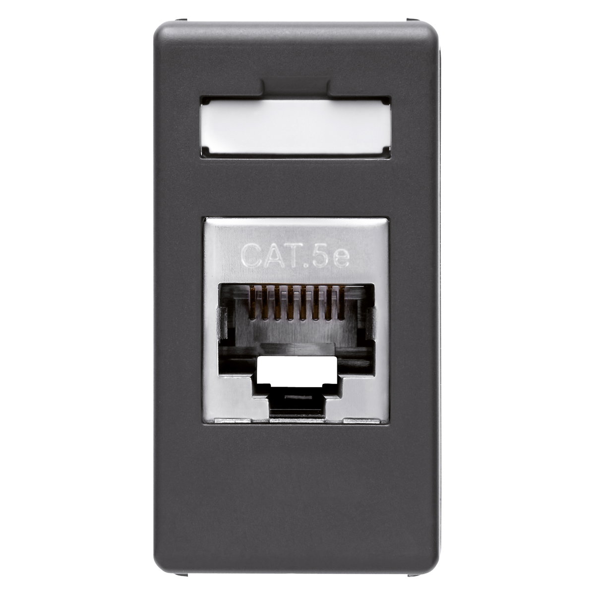 BASE RJ45 - 4 PARES - CATEGORIA 5e - FTP - TOOLLESS - 1 MÓDULO - SYSTEM WHITE