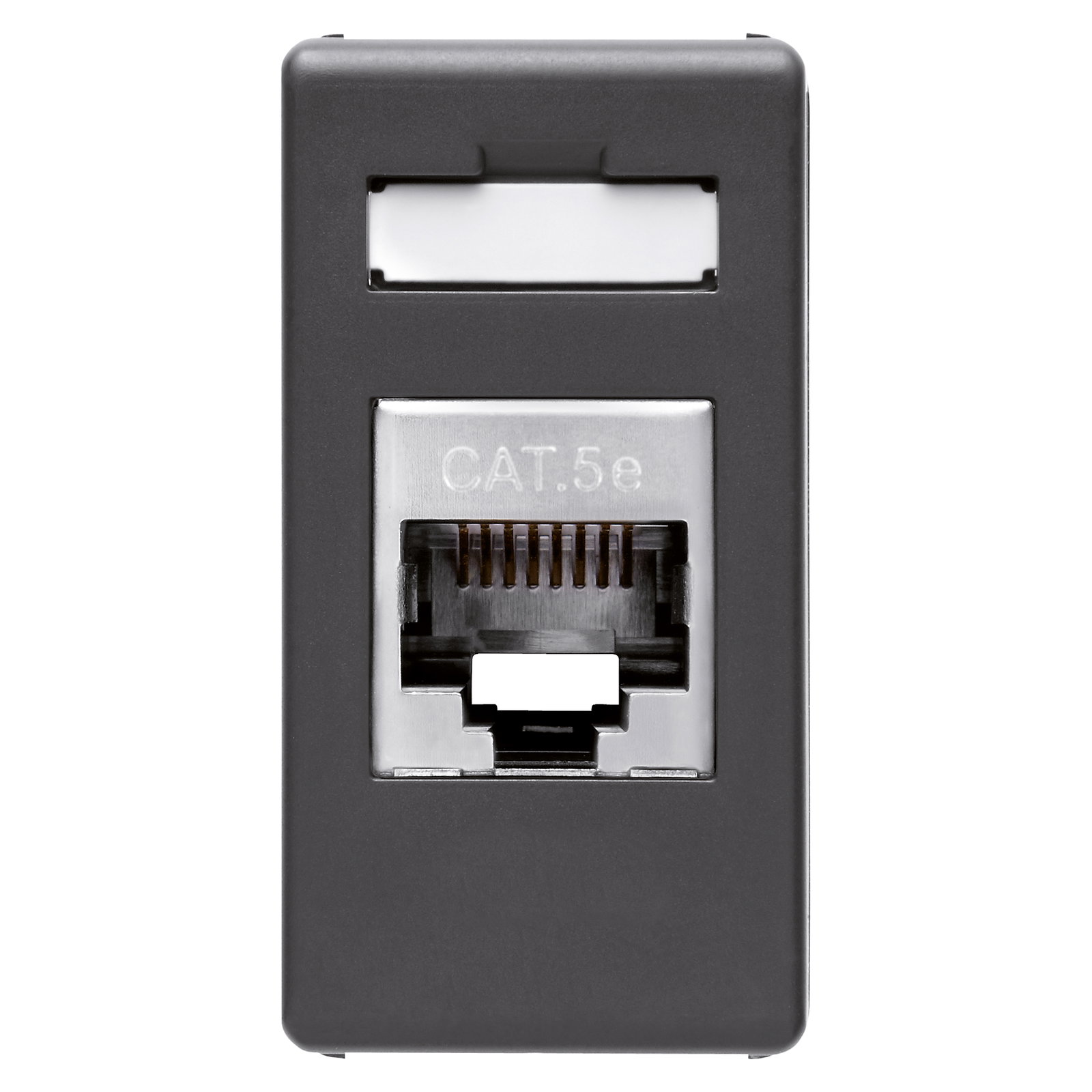 BASE RJ45 - 4 PARES - CATEGORIA 5e - FTP - TOOLLESS - 1 MÓDULO - SYSTEM WHITE