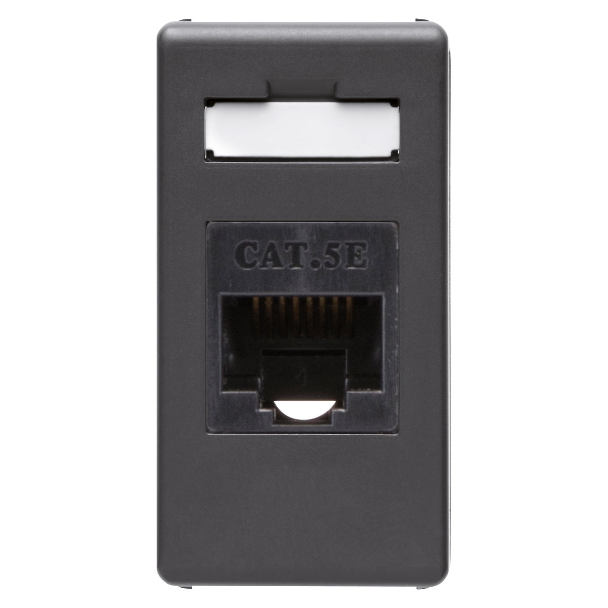 BASE RJ45 - 4 PARES - CATEGORIA 5e - UTP - TOOLLESS - 1 MÓDULO - SYSTEM WHITE