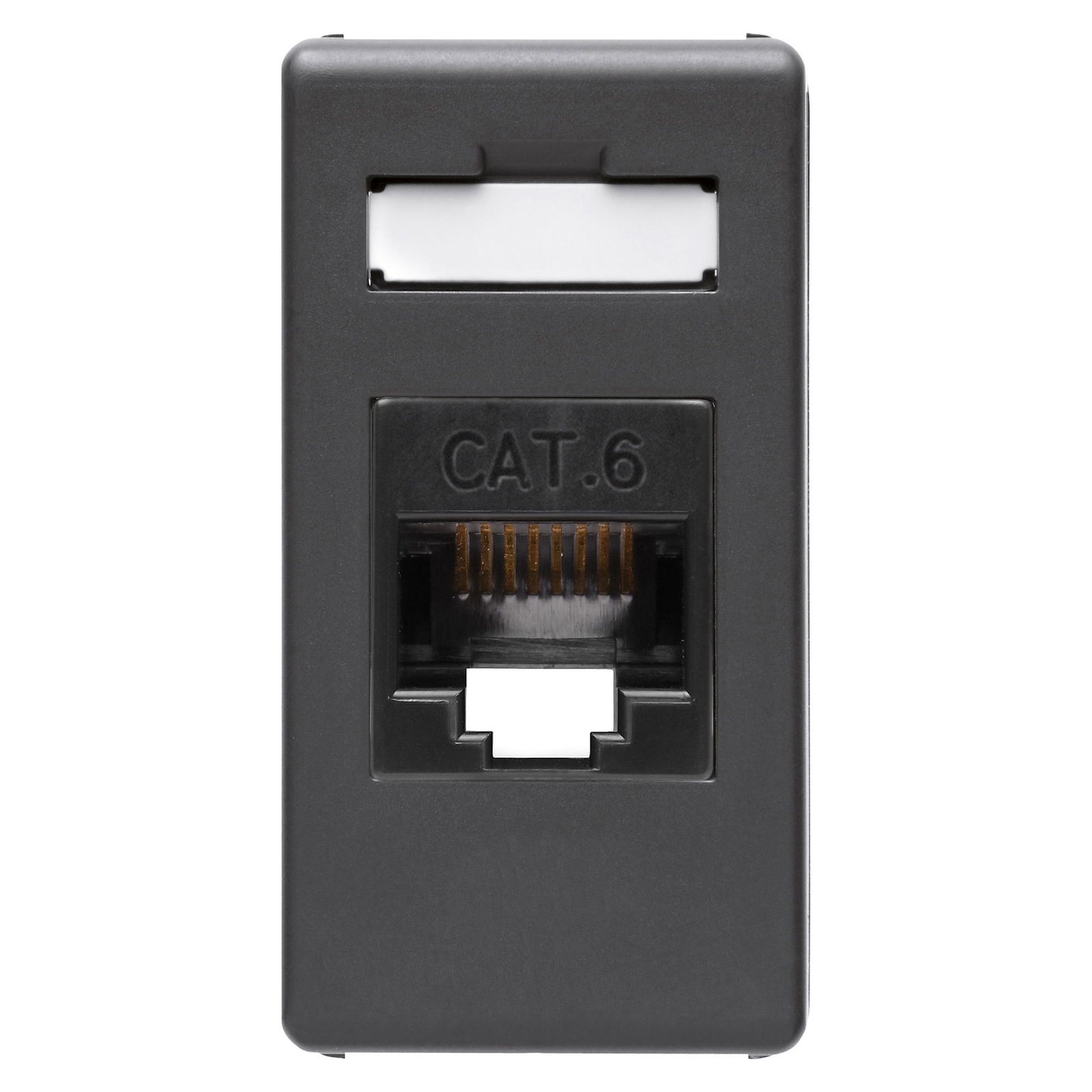 BASE RJ45 - 4 PARES - CATEGORIA 6 - UTP - TOOLLESS - 1 MÓDULO - SYSTEM WHITE