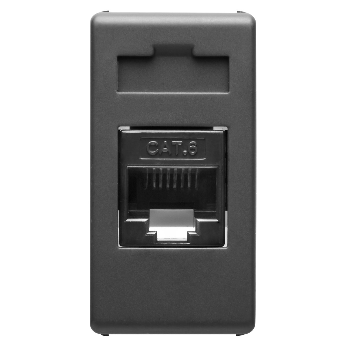 BASE RJ45 - 4 PARES - CATEGORIA 6 - UTP - TOOLLESS - 1 MÓDULO - SYSTEM WHITE