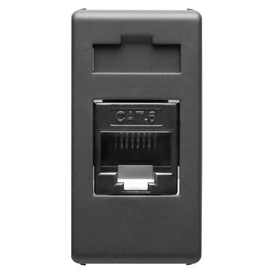BASE RJ45 - 4 PARES - CATEGORIA 6 - UTP - TOOLLESS - 1 MÓDULO - SYSTEM WHITE