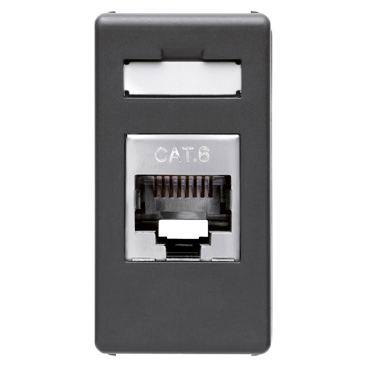 BASE RJ45 - 4 PARES - CATEGORIA 6 - FTP - TOOLLESS - 1 MÓDULO - SYSTEM WHITE