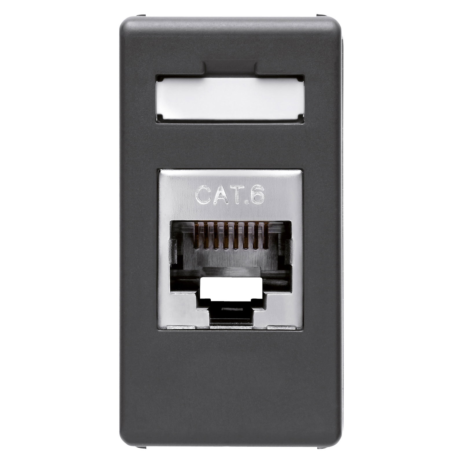 BASE RJ45 - 4 PARES - CATEGORIA 6 - FTP - TOOLLESS - 1 MÓDULO - SYSTEM WHITE