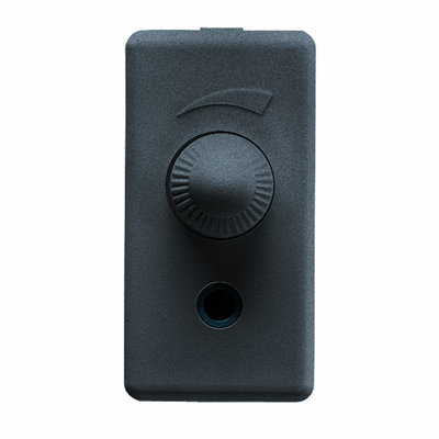 REGULADOR ELECTRÓNICO DE MANDO ROTATIVA - PARA CARGAS RESISTIVAS/INDUCTIVAS - ROTATIVA - 1 MÓDULO - SYSTEM WHITE