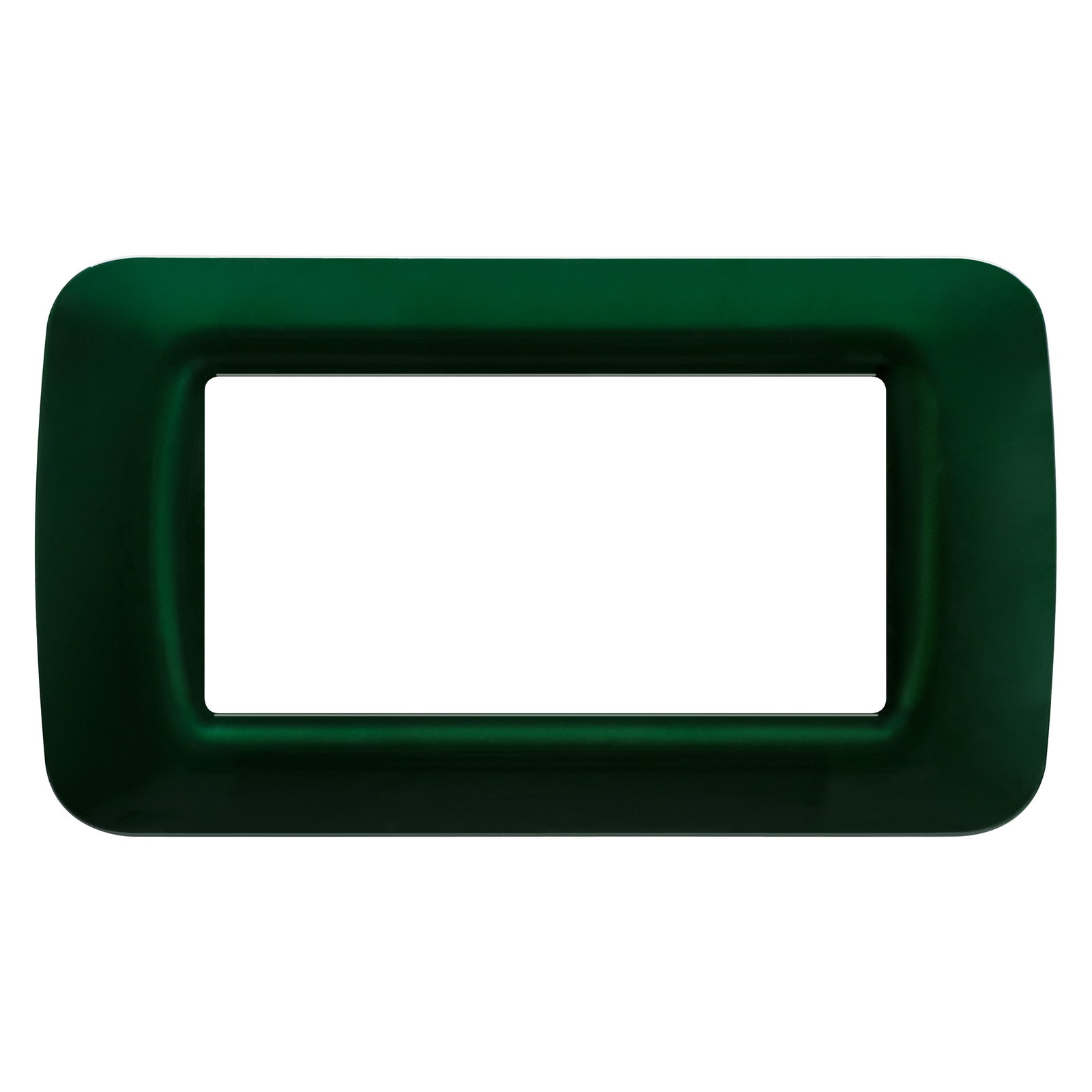 PLACA TOP SYSTEM - EN TECNOPOLÍMERO ACABADO BRILLANTE - 4 MÓDULOS - VERDE RACING - SYSTEM
