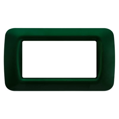 PLACA TOP SYSTEM - EN TECNOPOLÍMERO ACABADO BRILLANTE - 4 MÓDULOS - VERDE RACING - SYSTEM