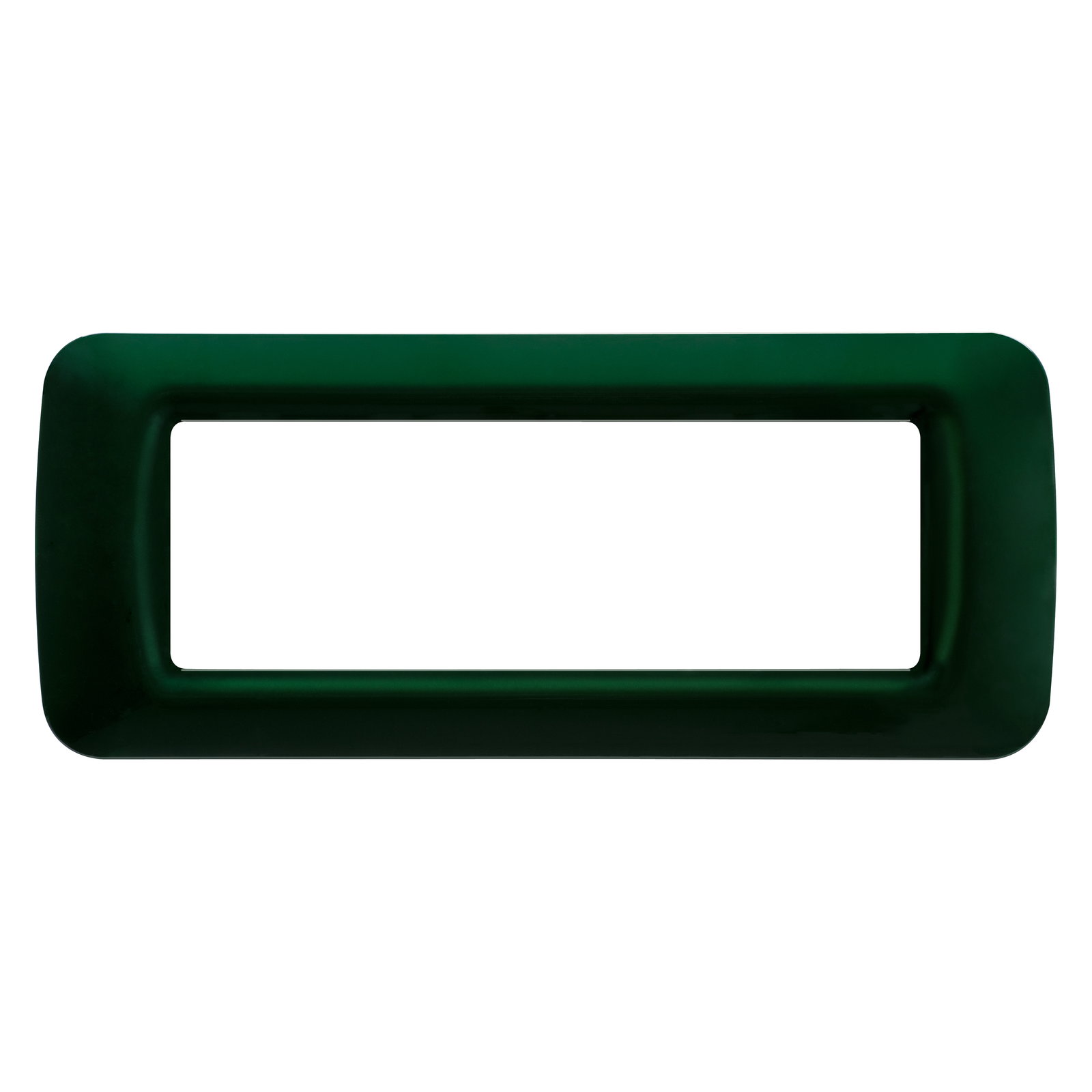 PLACA TOP SYSTEM - EN TECNOPOLÍMERO ACABADO BRILLANTE - 6 MÓDULOS - VERDE RACING - SYSTEM