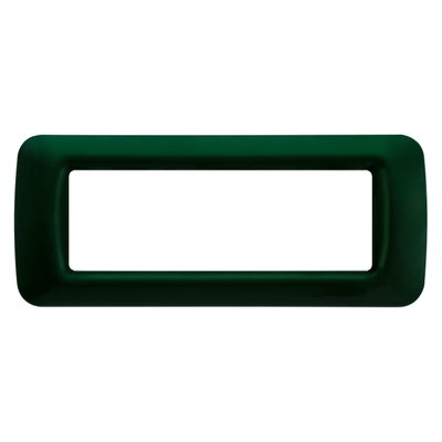 PLACA TOP SYSTEM - EN TECNOPOLÍMERO ACABADO BRILLANTE - 6 MÓDULOS - VERDE RACING - SYSTEM