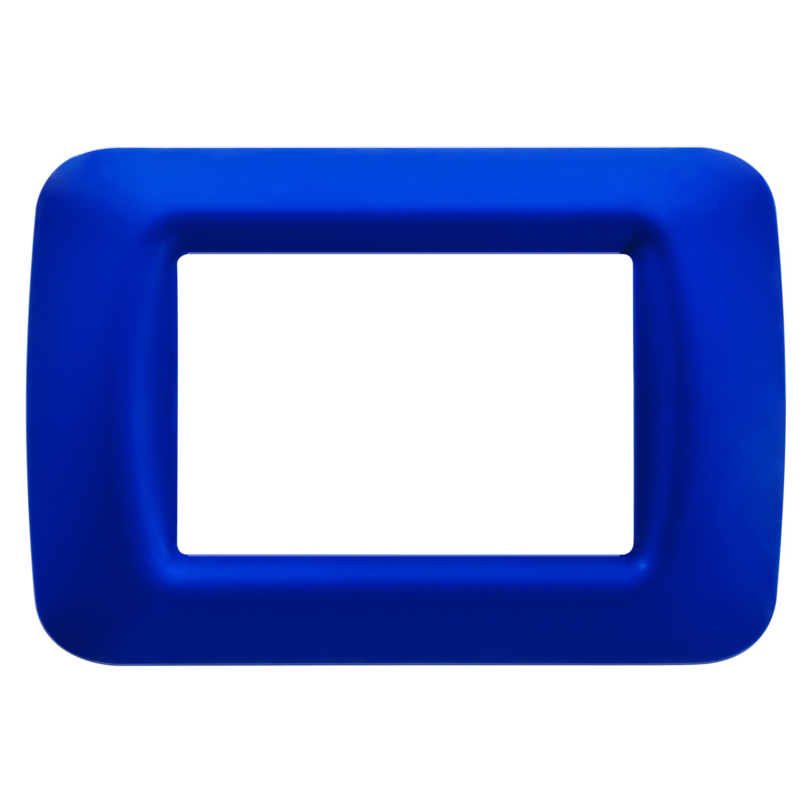 PLACA TOP SYSTEM - EN TECNOPOLÍMERO ACABADO BRILLANTE - 3 MÓDULOS - AZUL JAZZ - SYSTEM