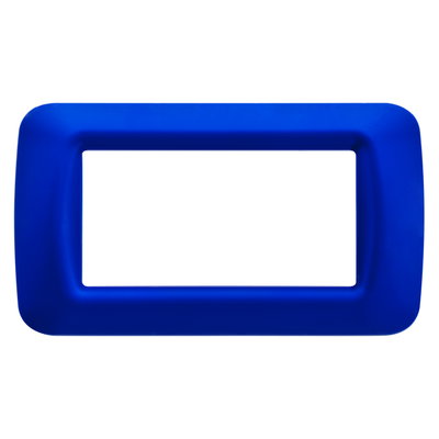 PLACA TOP SYSTEM - EN TECNOPOLÍMERO ACABADO BRILLANTE - 4 MÓDULOS - AZUL JAZZ - SYSTEM