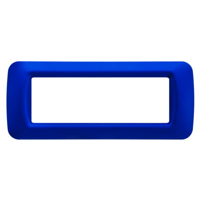PLACA TOP SYSTEM - EN TECNOPOLÍMERO ACABADO BRILLANTE - 6 MÓDULOS - AZUL JAZZ - SYSTEM
