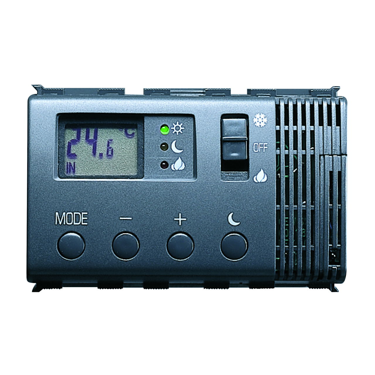 TERMOSTATO ELECTRÒNICO VARANOINVIERNO - 230V 50HZ - 3 MÓDULOS - PLAYBUS