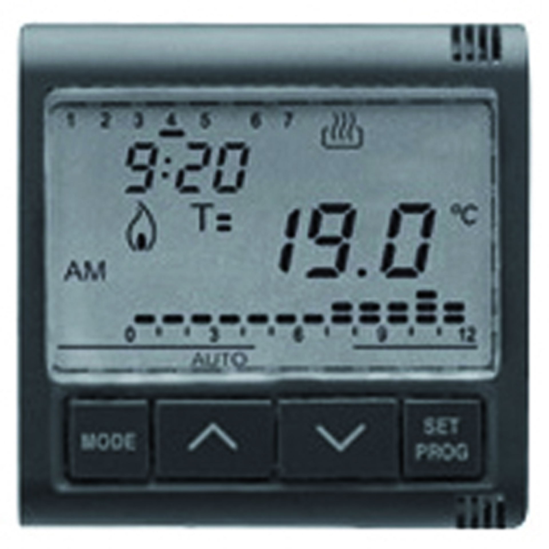 CRONOTERMOSTATO PROGRAMACIÒN DIARIA/SEMANAL - 230V ac - 50/60HZ - 2 MÓDULOS - PLAYBUS