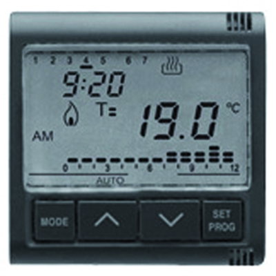 CRONOTERMOSTATO PROGRAMACIÒN DIARIA/SEMANAL - 230V ac - 50/60HZ - 2 MÓDULOS - PLAYBUS