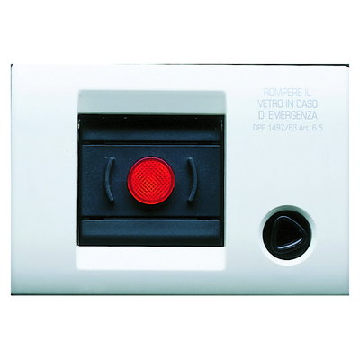 PLACA AUTOPORTANTE PARA ASCENSORES - IP40 - BLANCO - PLAYBUS