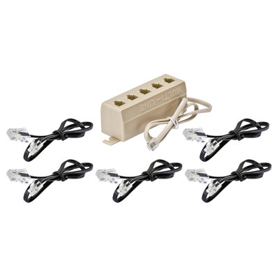 KIT DE BASE TELEFÓNICA DE EXPANSIÓN - PARA CABLEADO DE REDES DOMÉSTICAS