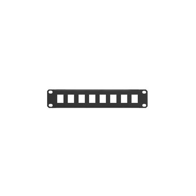 PATCH PANEL PARA ARMARIOS 10" - 8 PORTS RJ45 - 1 UNIDAD - NEGRO