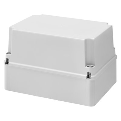 CAJA DE DERIVACIÓN Y PARA APARATOS ELÉCTRICOS Y ELÉCTRONICOS - TAPA ALTA CIEGA - IP56 - DIMENSIONES INTERNAS 240X190X160 - SUPERFICIES LISAS