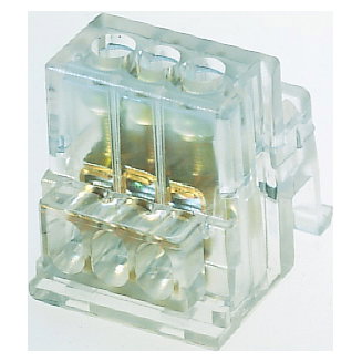 REGLETA MODULAR CON APRIETE INDIRECTO CON CUBIERTA - 4X16MM²