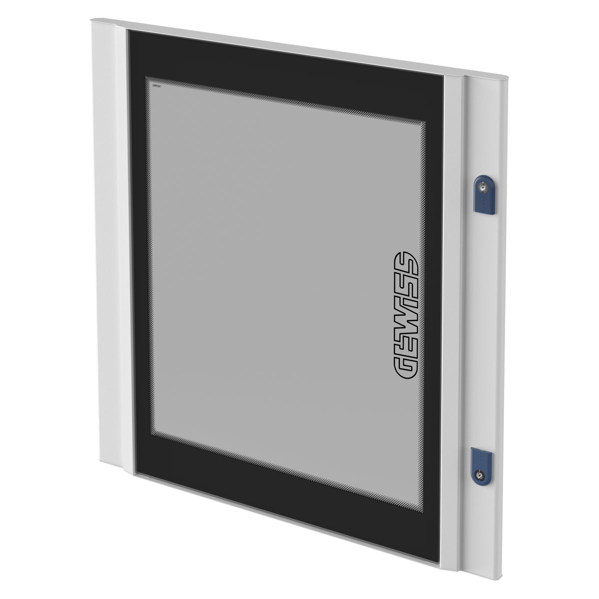 PUERTA CON CRISTAL DE SEGURIDAD AHUMADO PLANO - CVX160E - 600X600 - IP55