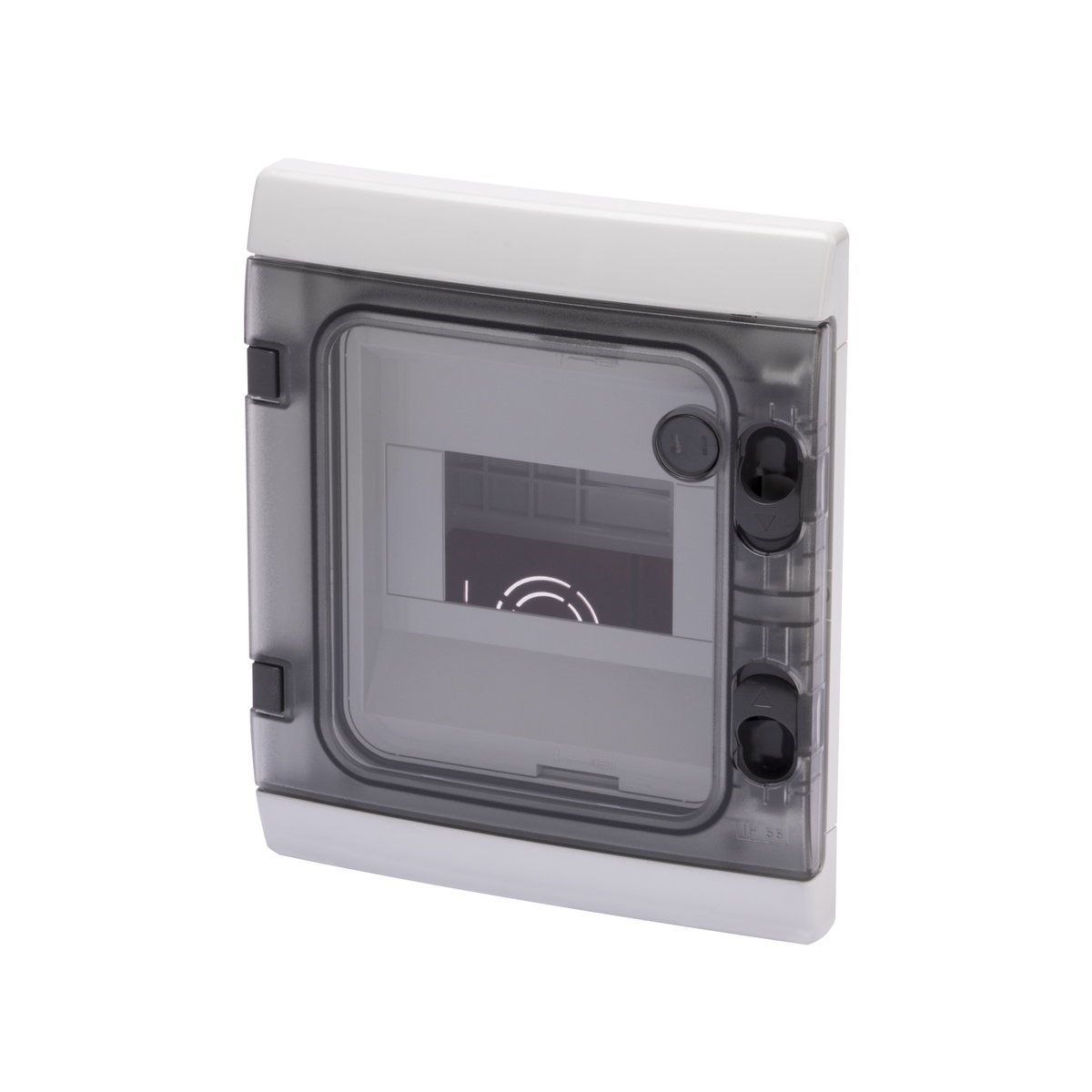 CAJA DE DISTRIBUCIÓN COMPONIBILE DE EMPOTRAR - ESTANCA - 6 MÓDULOS - IP55 GRIS RAL 7035