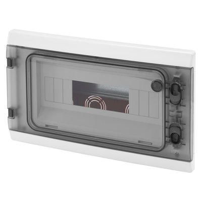 CAJA DE DISTRIBUCIÓN COMPONIBILE DE EMPOTRAR - ESTANCA - 12 MÓDULOS - IP55 GRIS RAL 7035