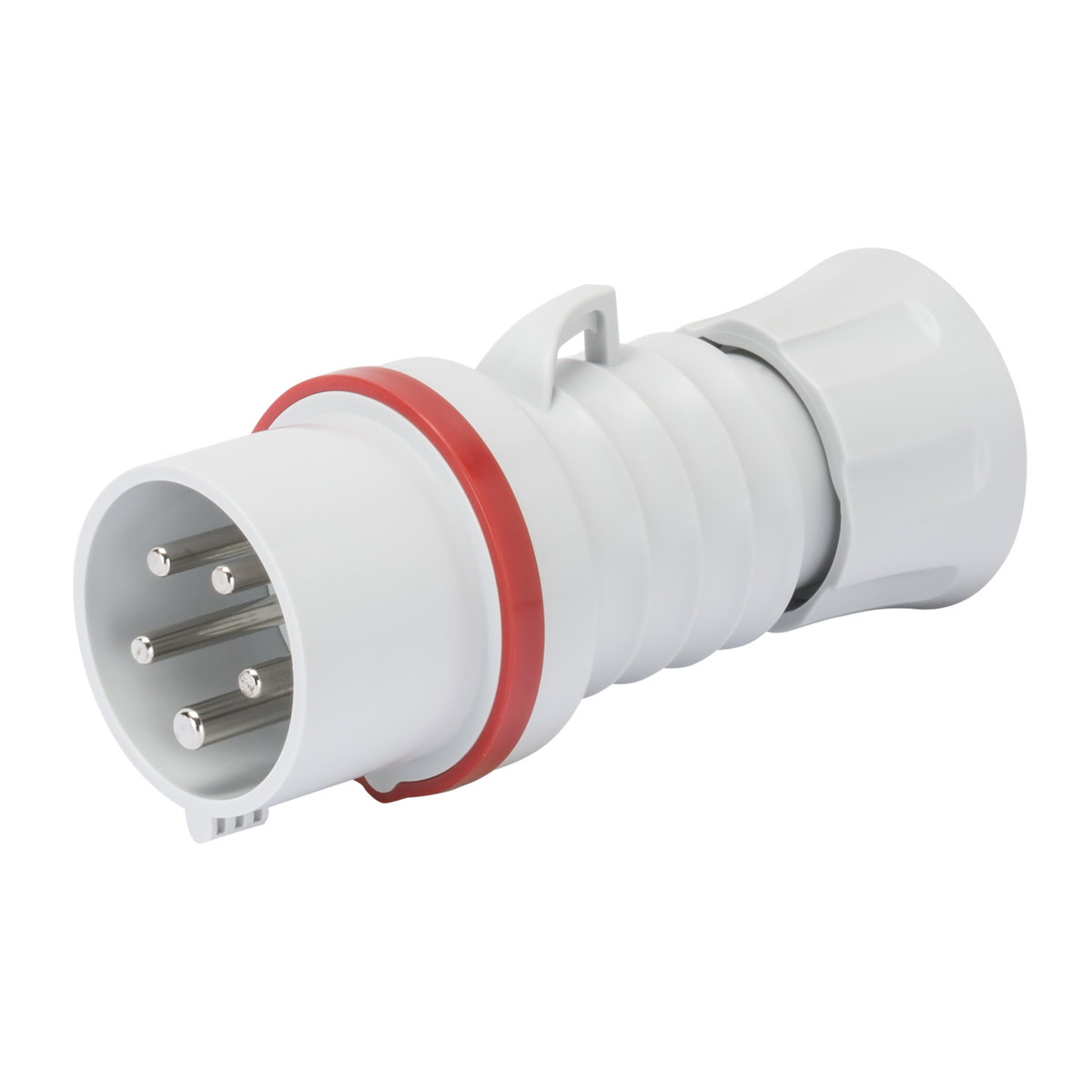 CLAVIJA MÓVIL RECTA HP - IP44/IP54 - 3P+T 32A 440-460V 60HZ - ROJO - 11H - CONEXIONADO DE TORNILLO