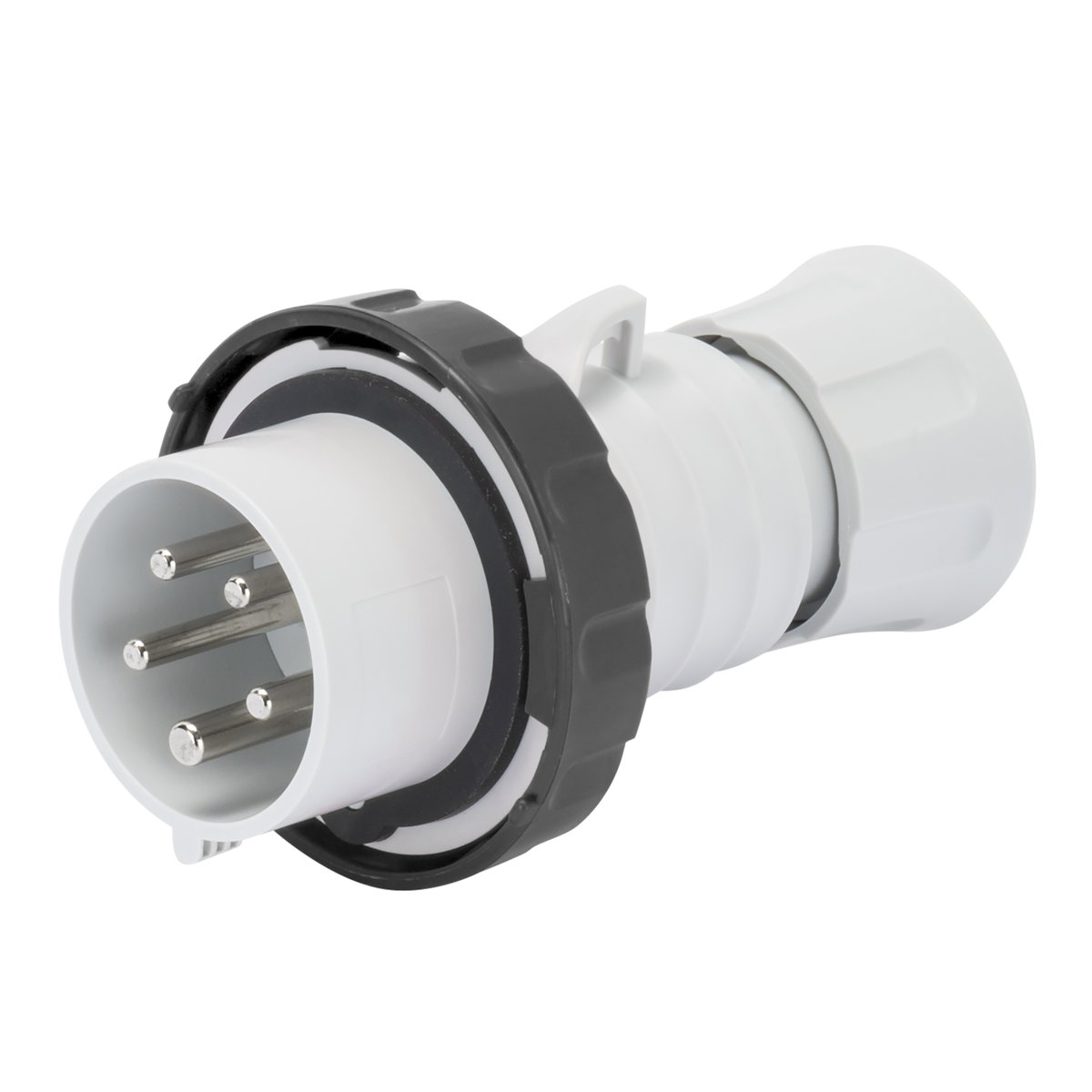 CLAVIJA MÓVIL RECTA HP - IP66/IP67/IP68/IP69 - 3P+T 16A 600-690V 50/60HZ - NEGRO - 5H - CONEXIONADO DE TORNILLO