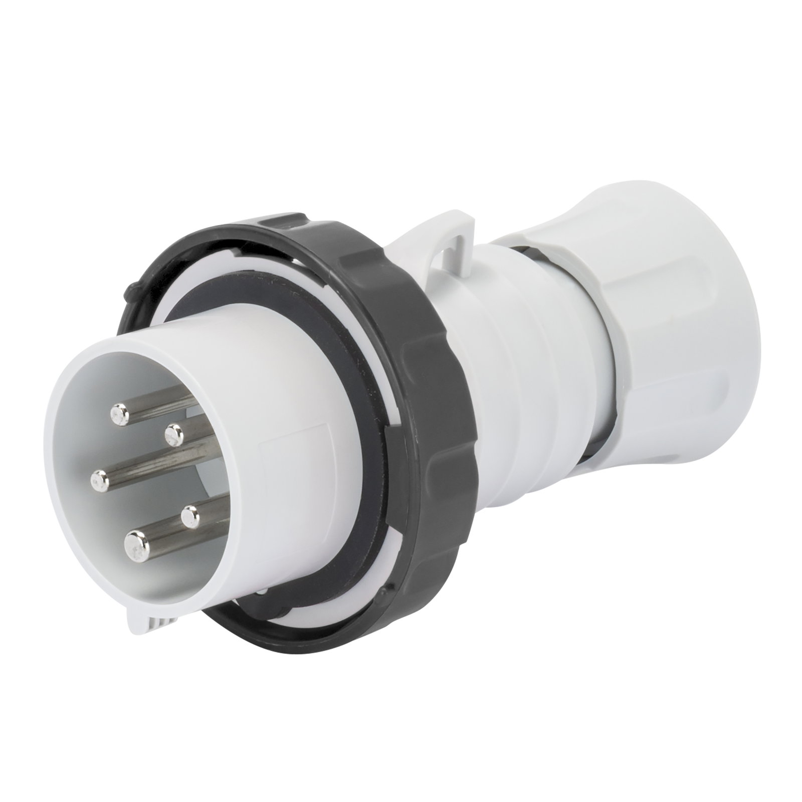 CLAVIJA MÓVIL RECTA HP - IP66/IP67/IP68/IP69 - 3P+N+T 16A 600-690V 50/60HZ - NEGRO - 5H - CONEXIONADO DE TORNILLO