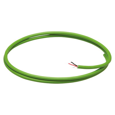 CABLE BUS KNX - FUNDA LSZH - 4 CONDUCTORES 2x2x0,8 - DIÁMETRO 6,1mm - CLASE CPR CCA-S1A,D0,A1 - VERDE