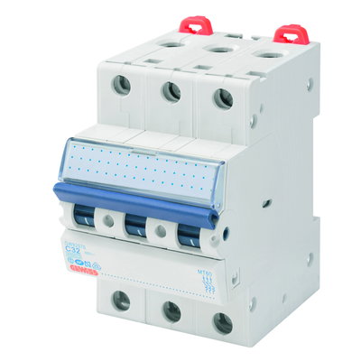 INTERRUPTOR MAGNETOTÉRMICO - MT 100 - 3P CURVA D 3A - 3 MÓDULOS