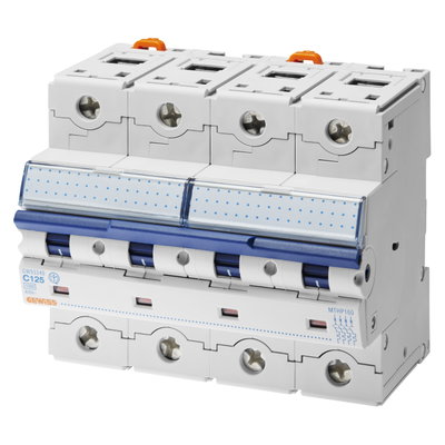INTERRUPTOR MAGNETOTÉRMICO CON ALTAS PRESTACION - MTHP 160 - 4P CURVA C 125A - 6 MÓDULOS