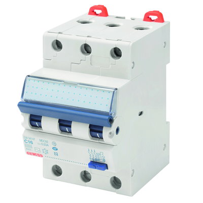 INTERRUPTOR MAGNETOTÉRMICO DIFFERENCIAL COMPACTO - MDC 60 - 3P CURVA B 10A CLASE A Idn=0,3A - 3 MÓDULOS